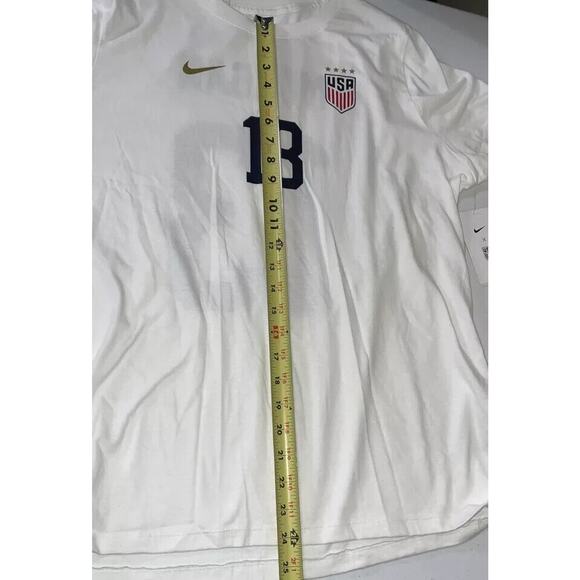 Nike Alex Morgan T Shirt Womens XL White #13 US Soccer USWNT National Team - Picture 5 of 5